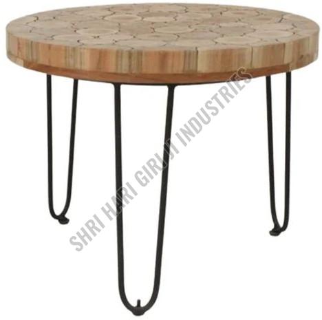 Wooden Round Coffee Table