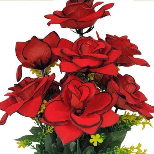 Plastic Artificial Rose Plant