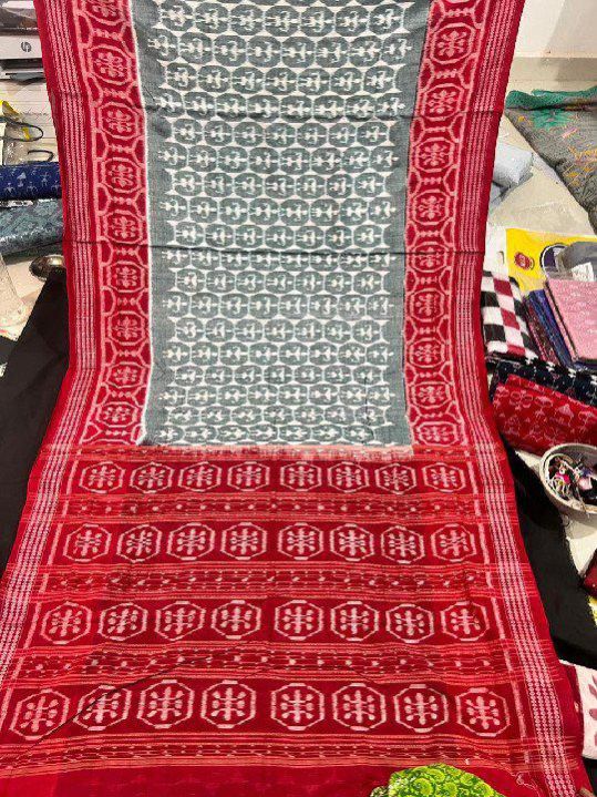 Ladies Hand Woven Sambalpuri Cotton Saree