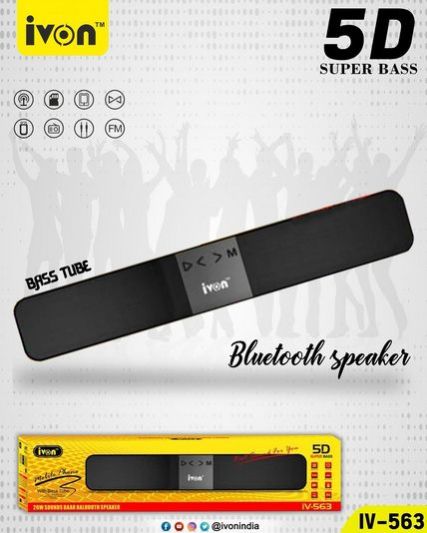 Ivon Rectangle Bluetooth Speaker