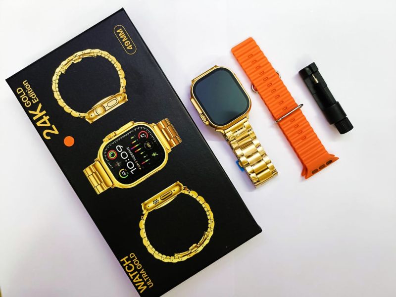 Ultra Smart Golden Watch 24K Gold Edition