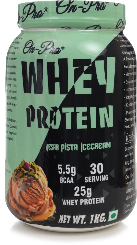 Whey Protein Kesar Pista Icecream Powder