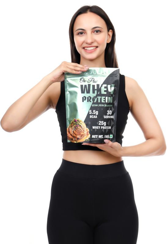 1KG Pouch Whey Protein Kesar Pista Icecream