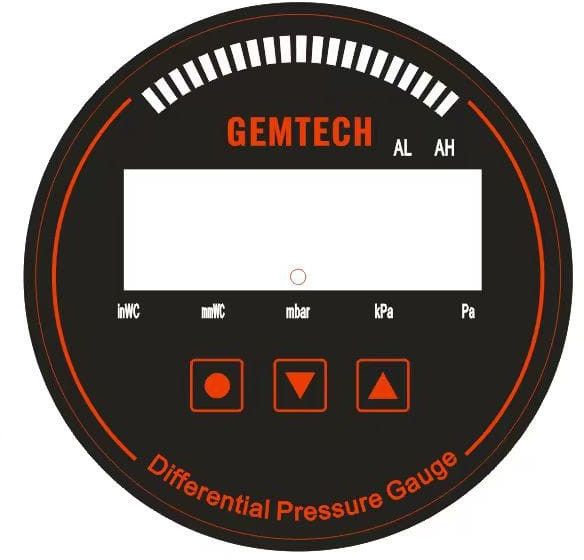 GEMTECH Series 3000 Digital Pressure Gauge