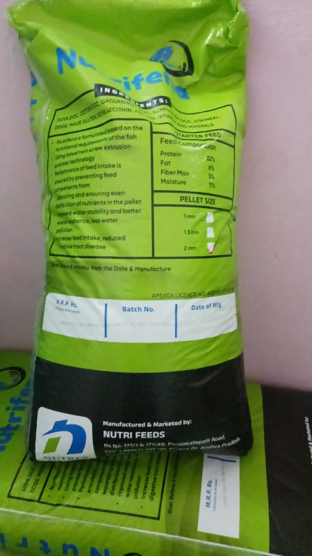 20 Kg Bag Nutri Fena 32 Protein Fish Feed