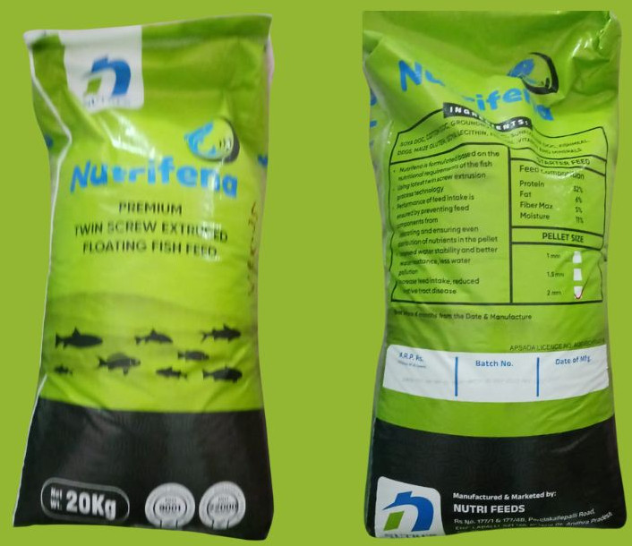 20 Kg Bag Nutri Fena 32 Protein Fish Feed