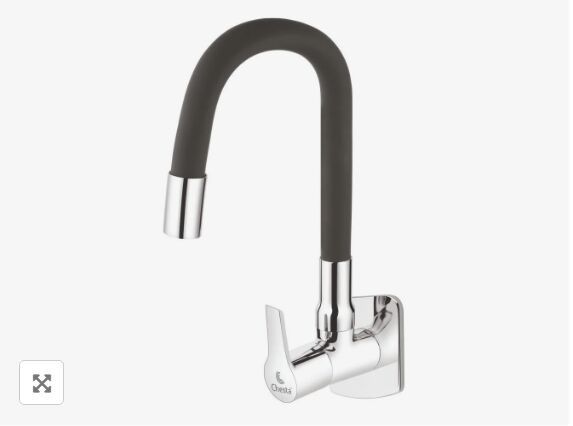 Dy – 1009/1010 – Flexible Sink Cock With Wall Flange (single/dual Flow)