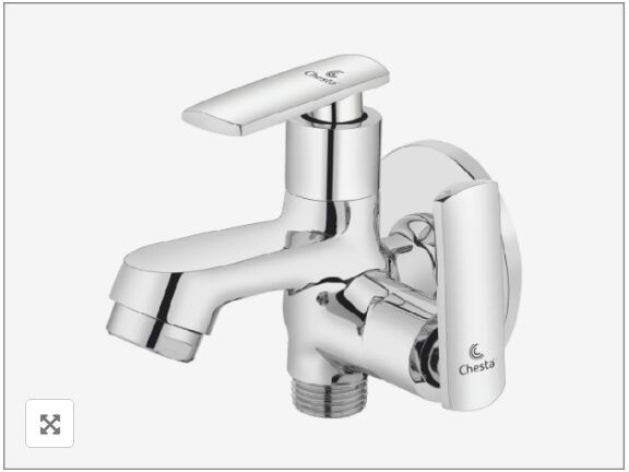 Sy – 1006 – 2 In 1 Bib Cock With Wall Flange