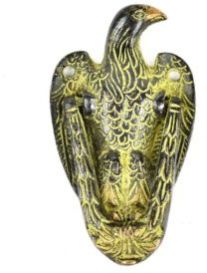 Brass Eagle Door Knocker With Patina Finish