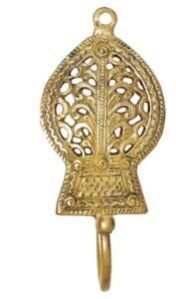 Brass Tribal Leaf Wall Hook