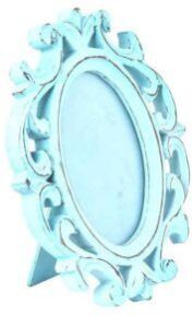 Turquoise Ovel Photo Frames