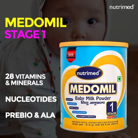 Medomil Stage 1 Infant Milk Formula (0-6 Months) - 400gm