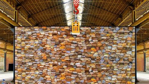 Agate Striata Red Slab