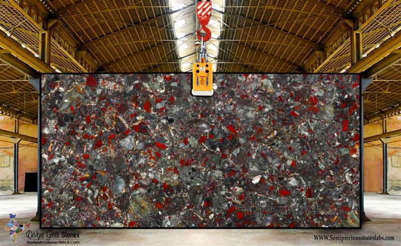 Bloodstone Jasper Slab