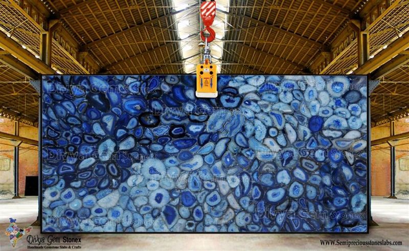 Blue Agate River Slab