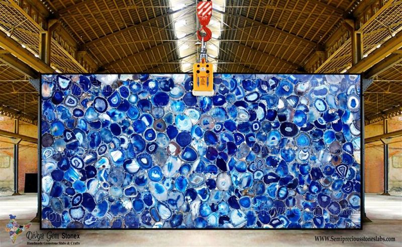 Blue Agate Slab