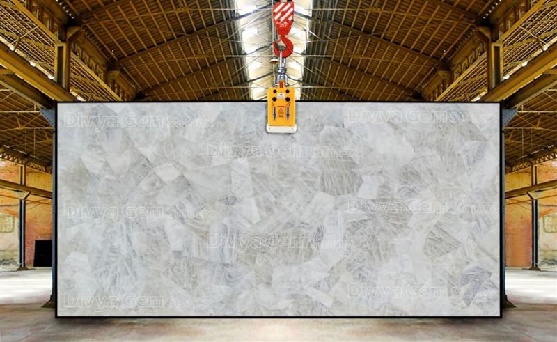 Classic White Quartz Slab
