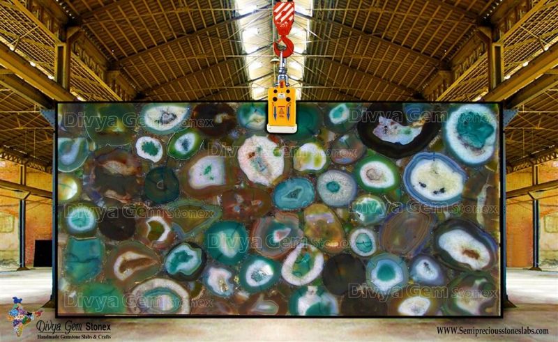 Green Agate Giant Slab