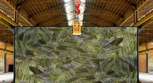 Green Zebra Jasper Slab