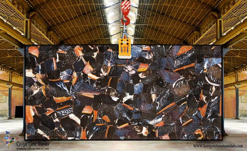 Lava Blue Jasper Slab