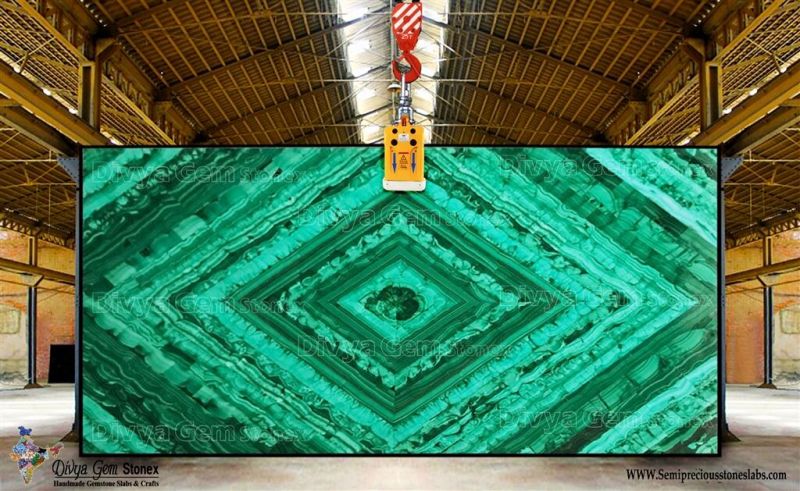 Malachite Diamond Slab
