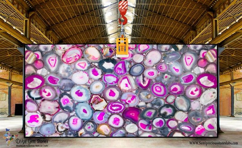 Pink Agate Giant Slab
