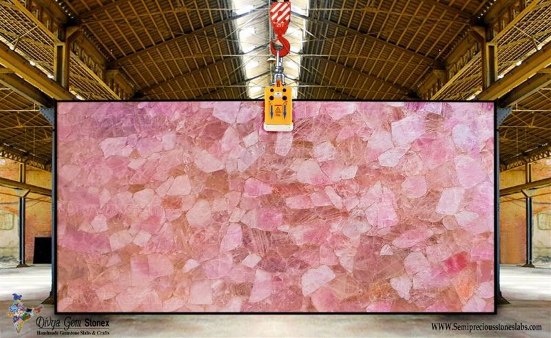 Pink Quartz Slab
