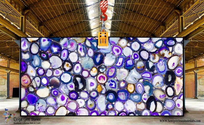 Purple Agate Giant Slab
