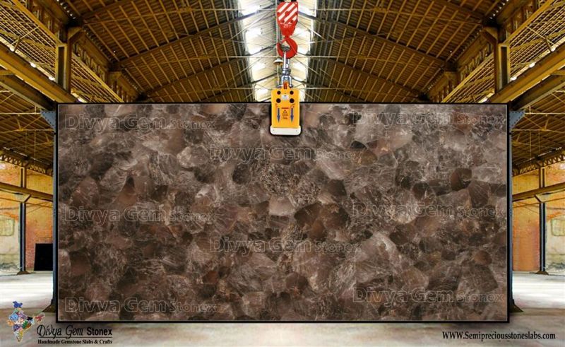 Smoky Quartz Slab Dark
