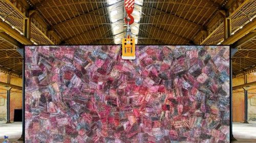 Strawberry Quartz Slab