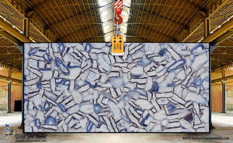 Wild Grey Agate Slab