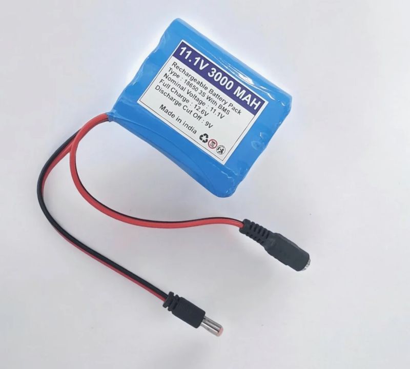 11.1V 3000 Mah Rechargeable Battery