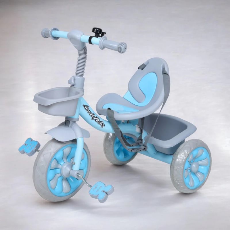 Lovely Baby New 2024 Bell Storage Basket Tricycle