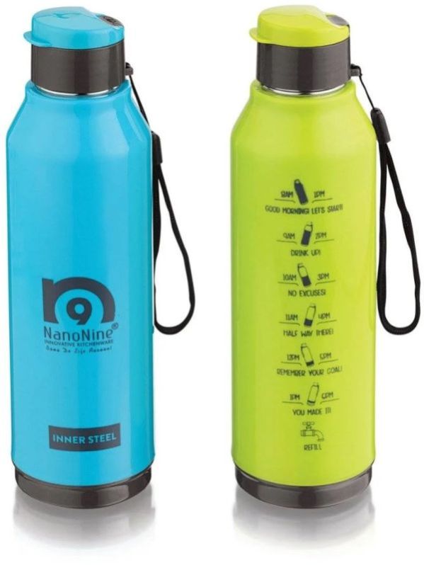 Nanonine Insulated Hot and Cold Inner Steel Water Bottle