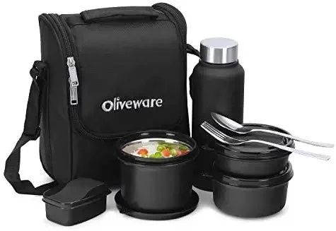 Oliveware Teso Lunch Box With Bottle