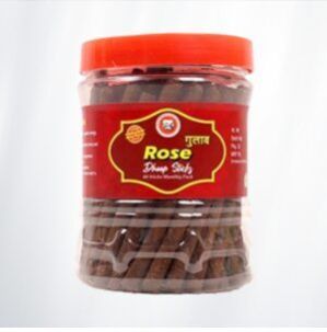 Organic Pure Cow Dung Rose Dhoop Stickes (Pack Of 50 Stickes )