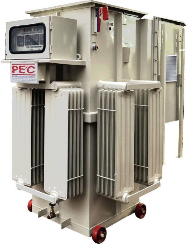 1250 Kva Three Phase Servo Voltage Stabilizer Oil Cooled