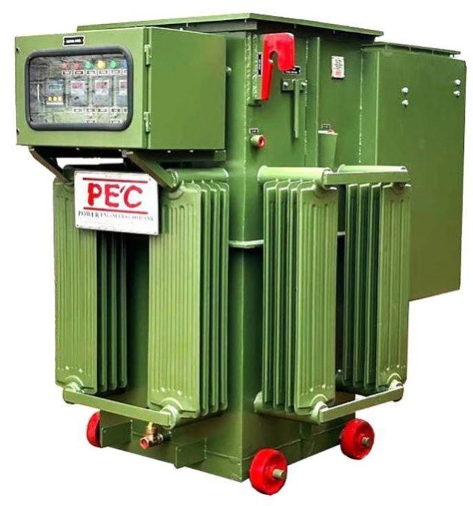 1250 Kva Three Phase Servo Voltage Stabilizer Oil Cooled