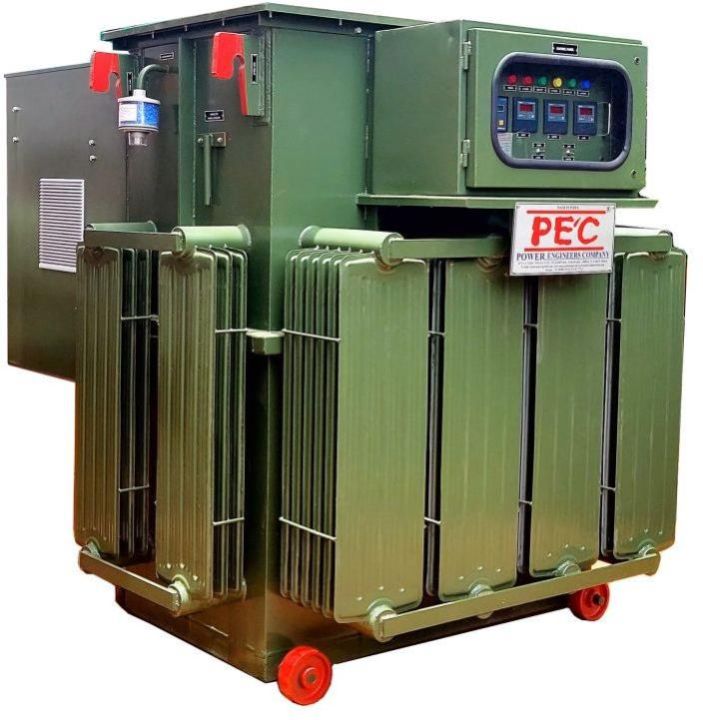 1250 Kva Three Phase Servo Voltage Stabilizer Oil Cooled