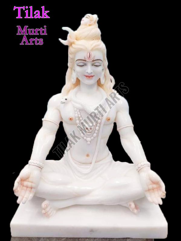 Shiva Mahadev Marble Statue