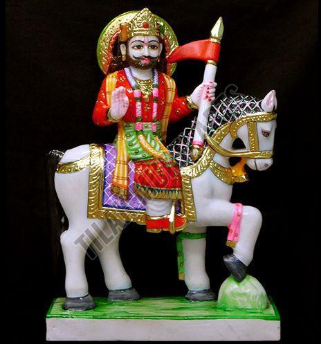 Baba RAM Dev Marble Statue