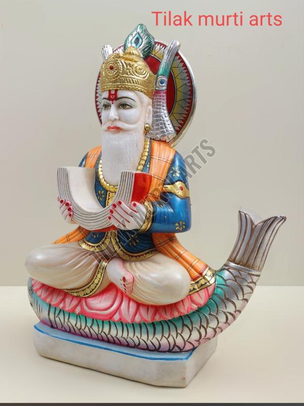 Jhule Lal Marble Statue