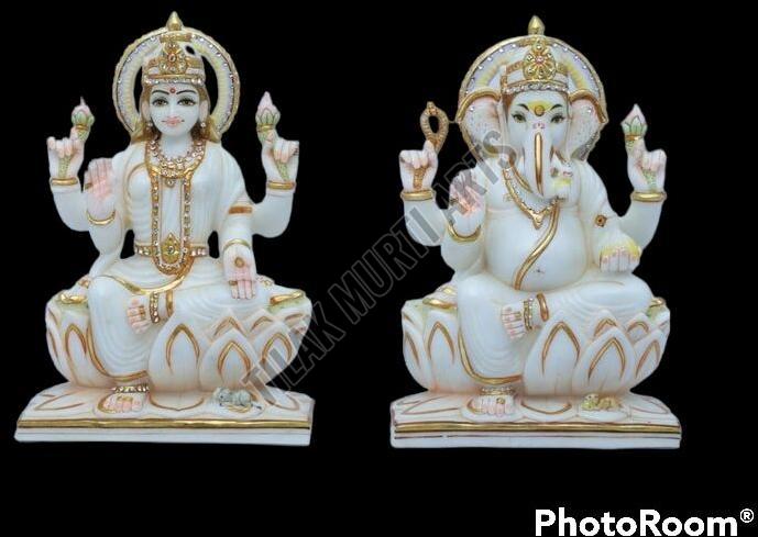 Lakshmi Ganesh Ji Marble Statue