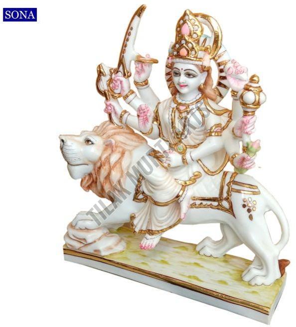 Maa Durga Marble Statue Religious