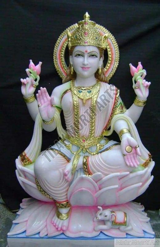 Makrana Marble Laxmi Statue