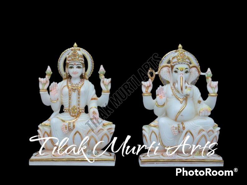 Lakshmi Ganesh Ji Marble Statue