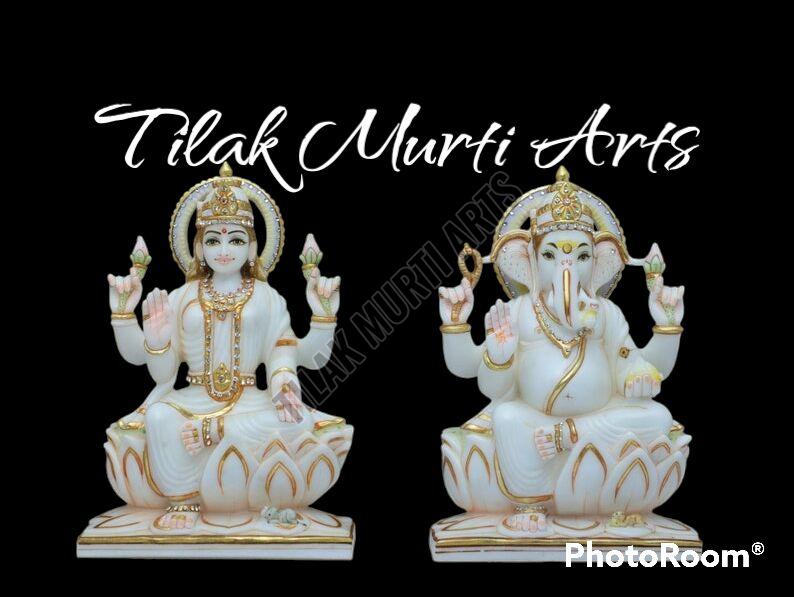 Lakshmi Ganesh Ji Marble Statue