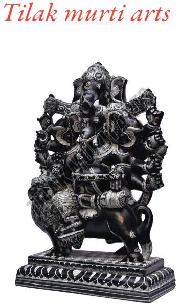 Polished Marble Ganesh Statue