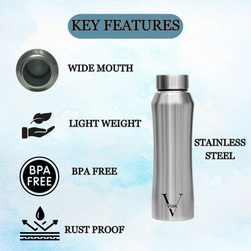 Voik Wave Matt Screw Water Bottle