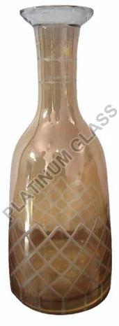 Bottle Shape Glass Flower Vase